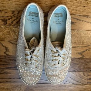 Kate Spade sparkle sneakers